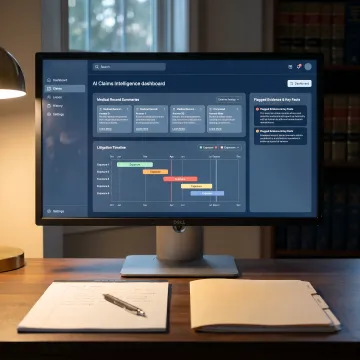 Medical record analysis workflow on AI claims platform