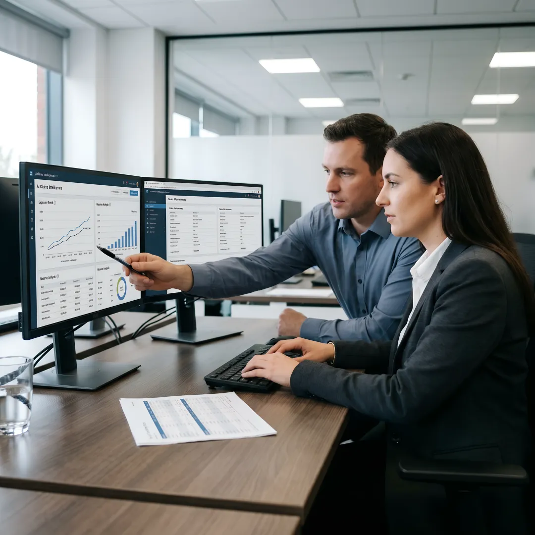 AI portfolio claims dashboard for claims professionals