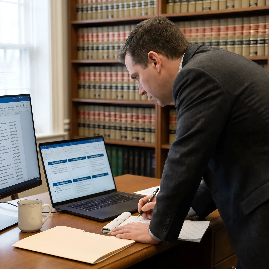 AI medical records workflow for claims review