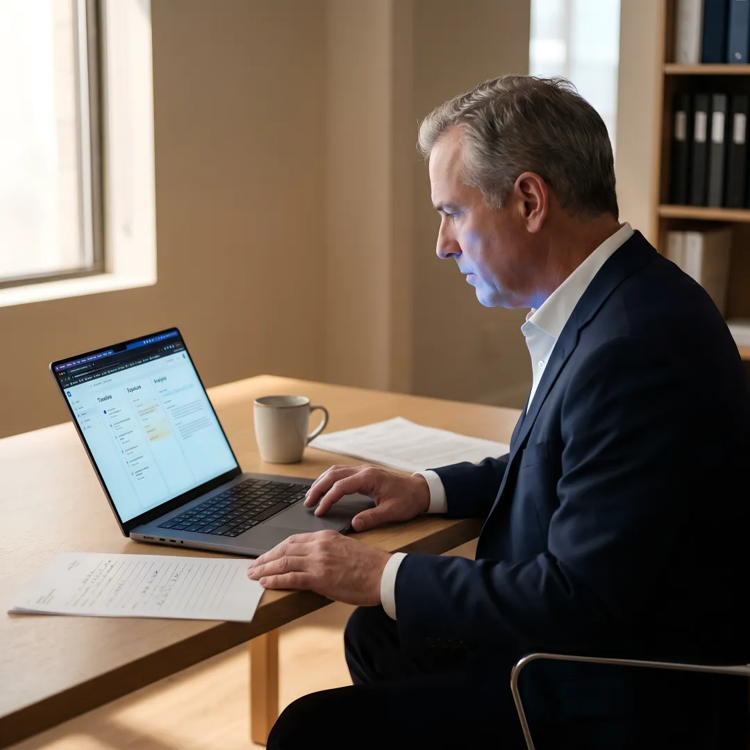 Legal team reviewing AI-generated analysis workflow