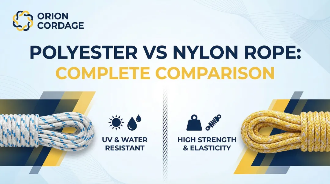 Cover image for Polyester vs Nylon Rope: Complete Comparison
