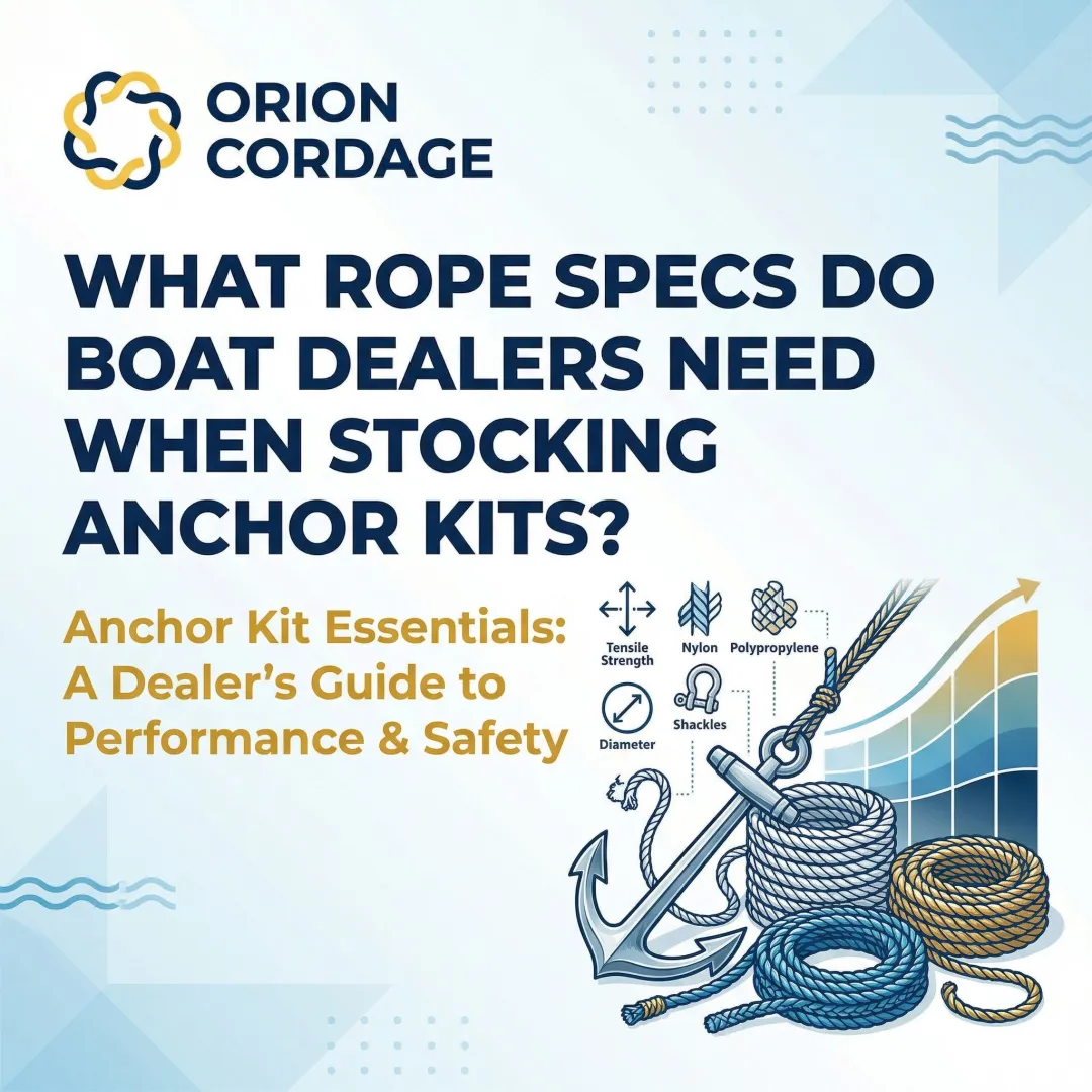 What Rope Specs Do Boat Dealers Need When Stocking Anchor Kits?