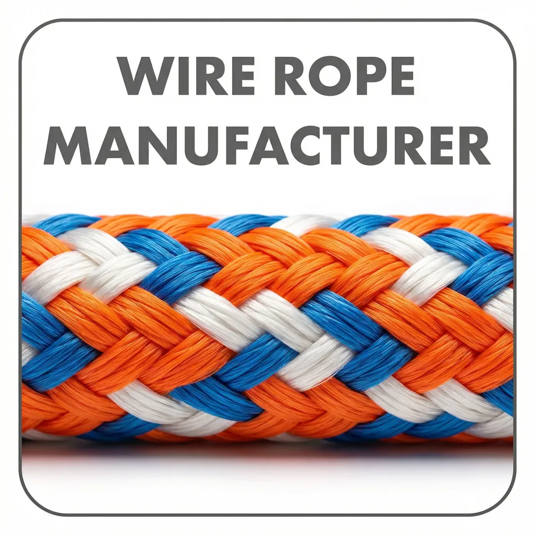 Close-up of braided fall protection rope showing high-quality construction