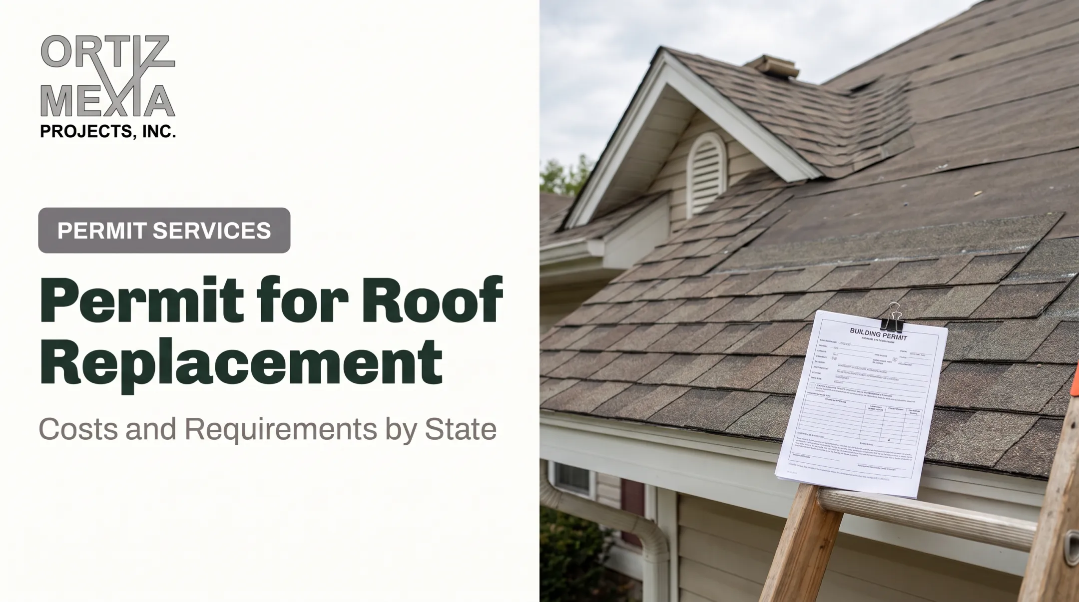 Permit for Roof Replacement: Costs and Requirements by State