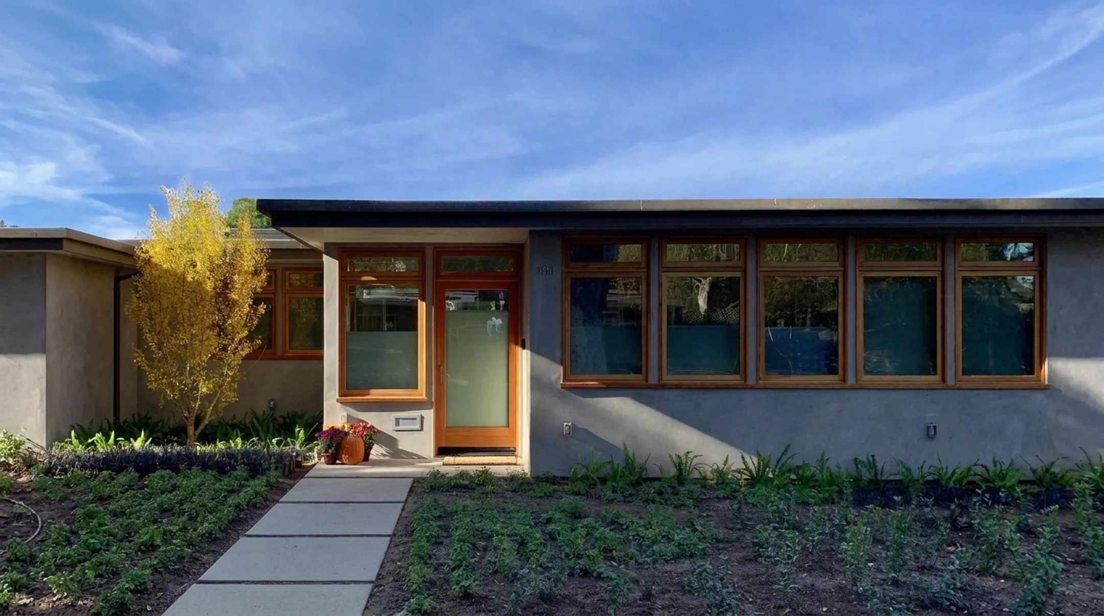 Restored 1947 Gregory Ain home renovation with preserved original architecture