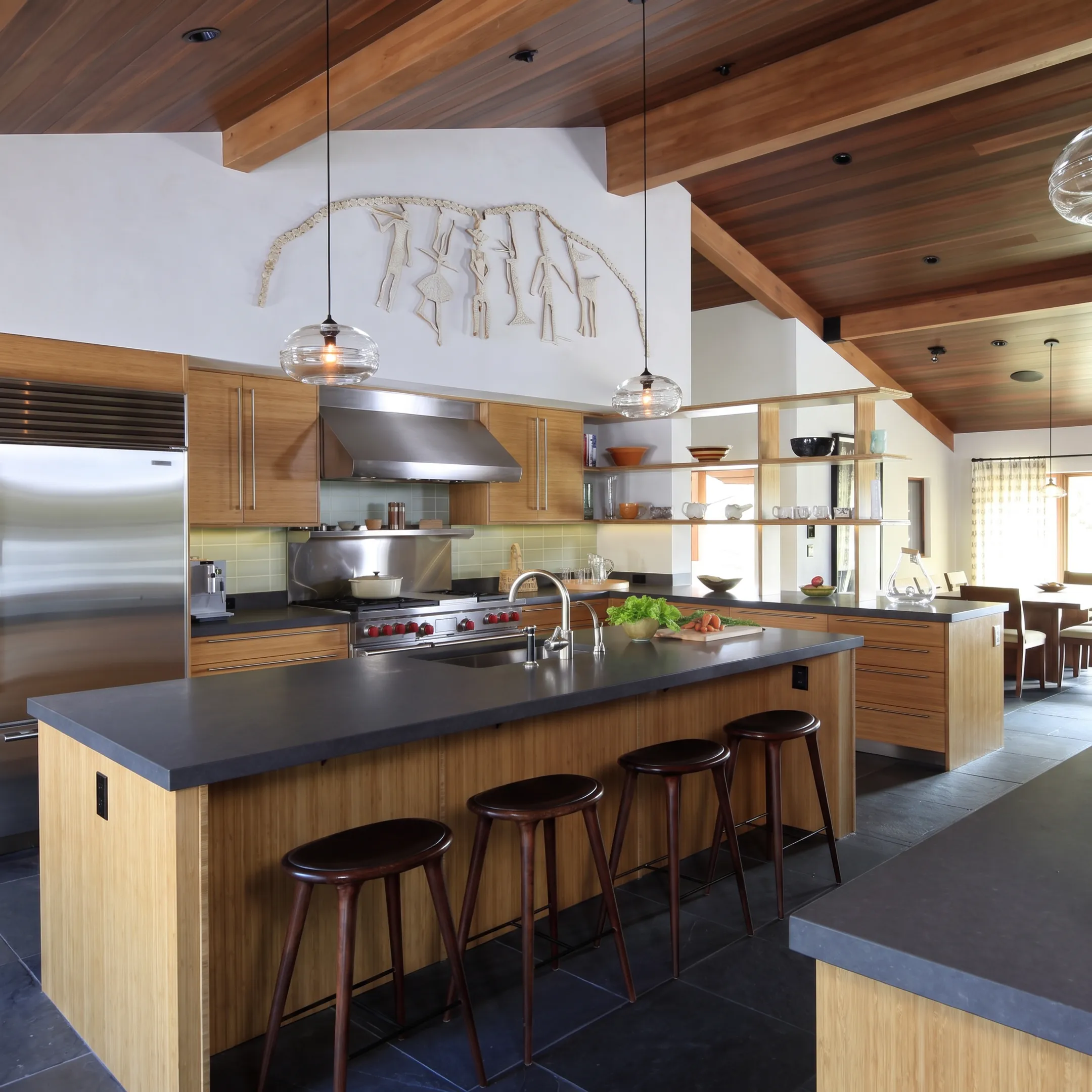 Custom kitchen cabinetry and design materials presented for a remodeling project