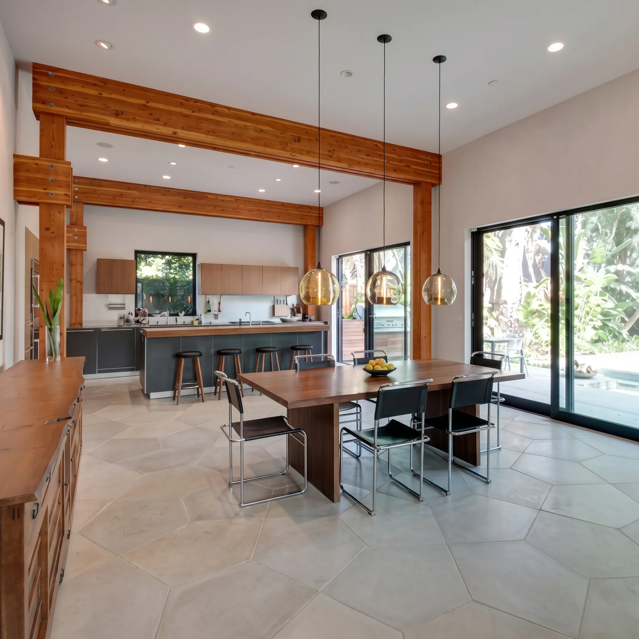 Modern custom cabinetry and built-ins integrated into an elegant residential interior