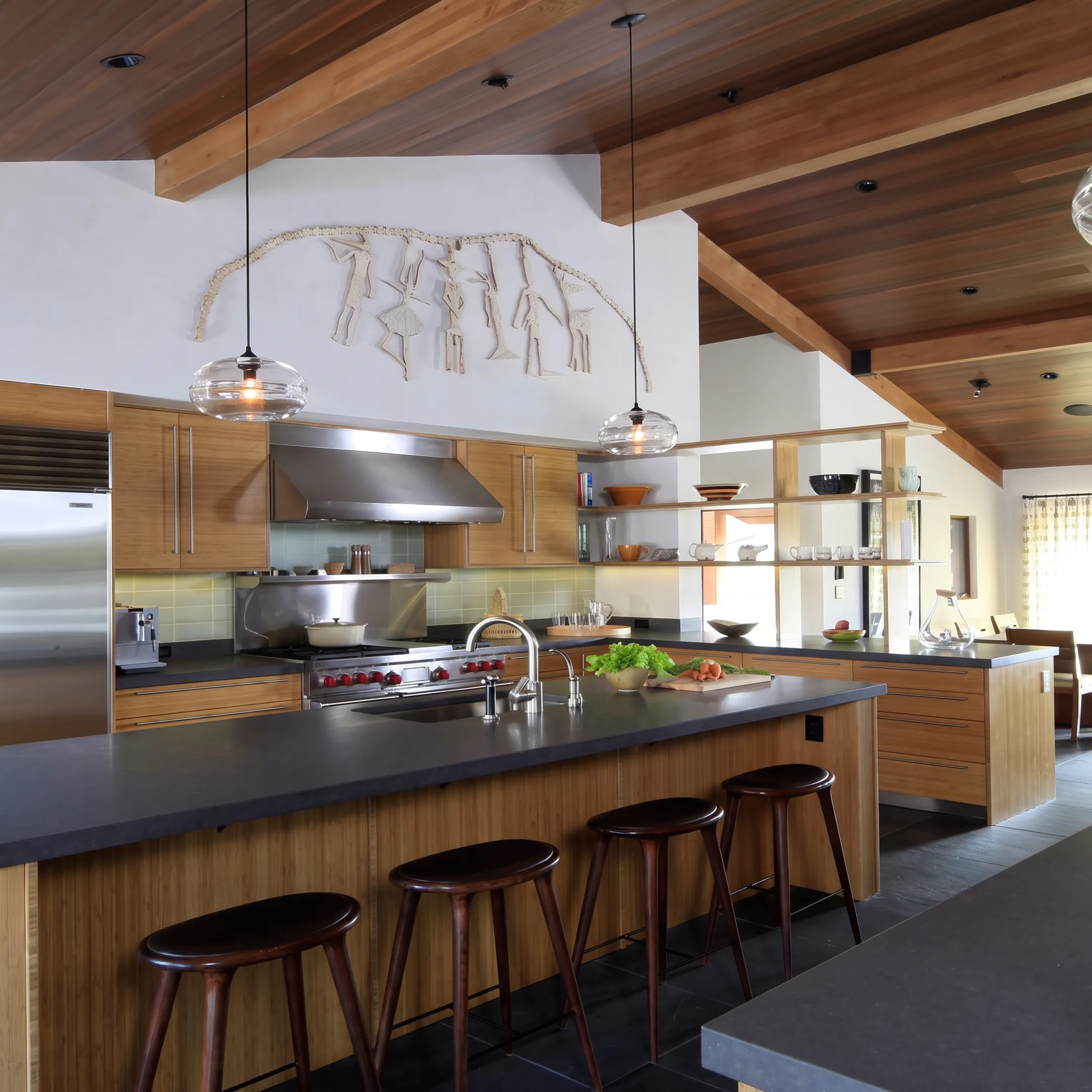 Elegant custom residence design with integrated interiors and cabinetry