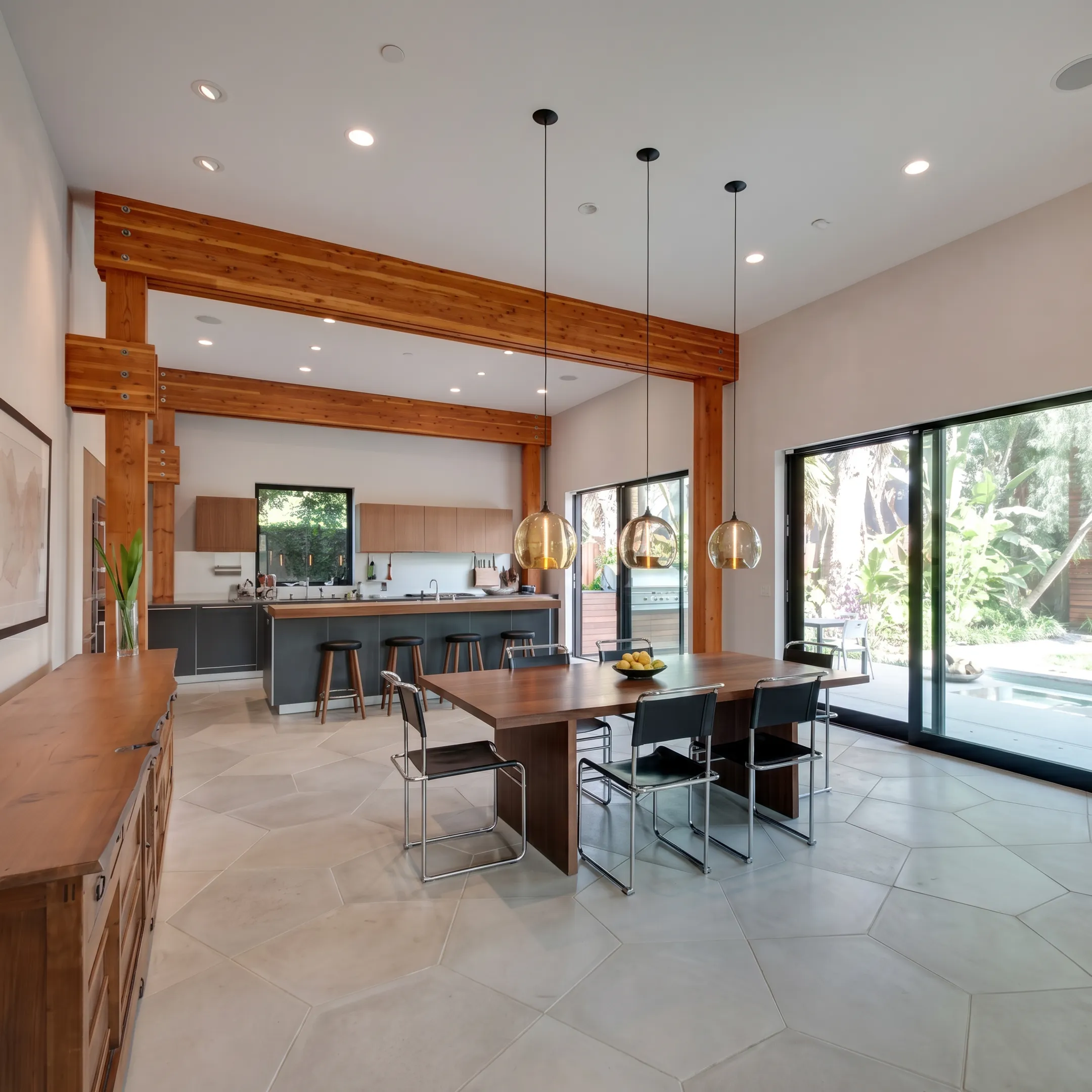 Architect presenting a sustainable residential concept
