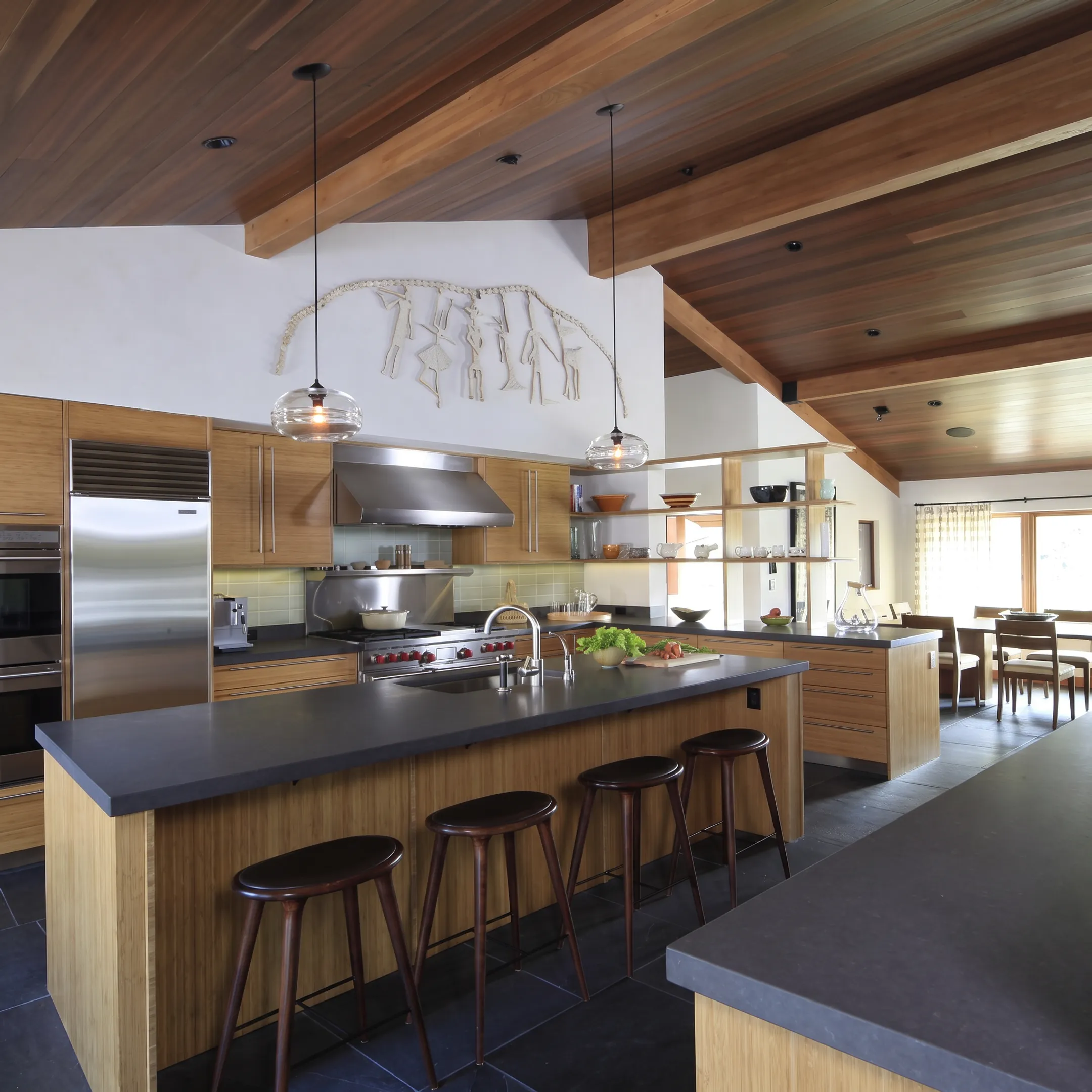 Custom kitchen cabinetry and interior design concept