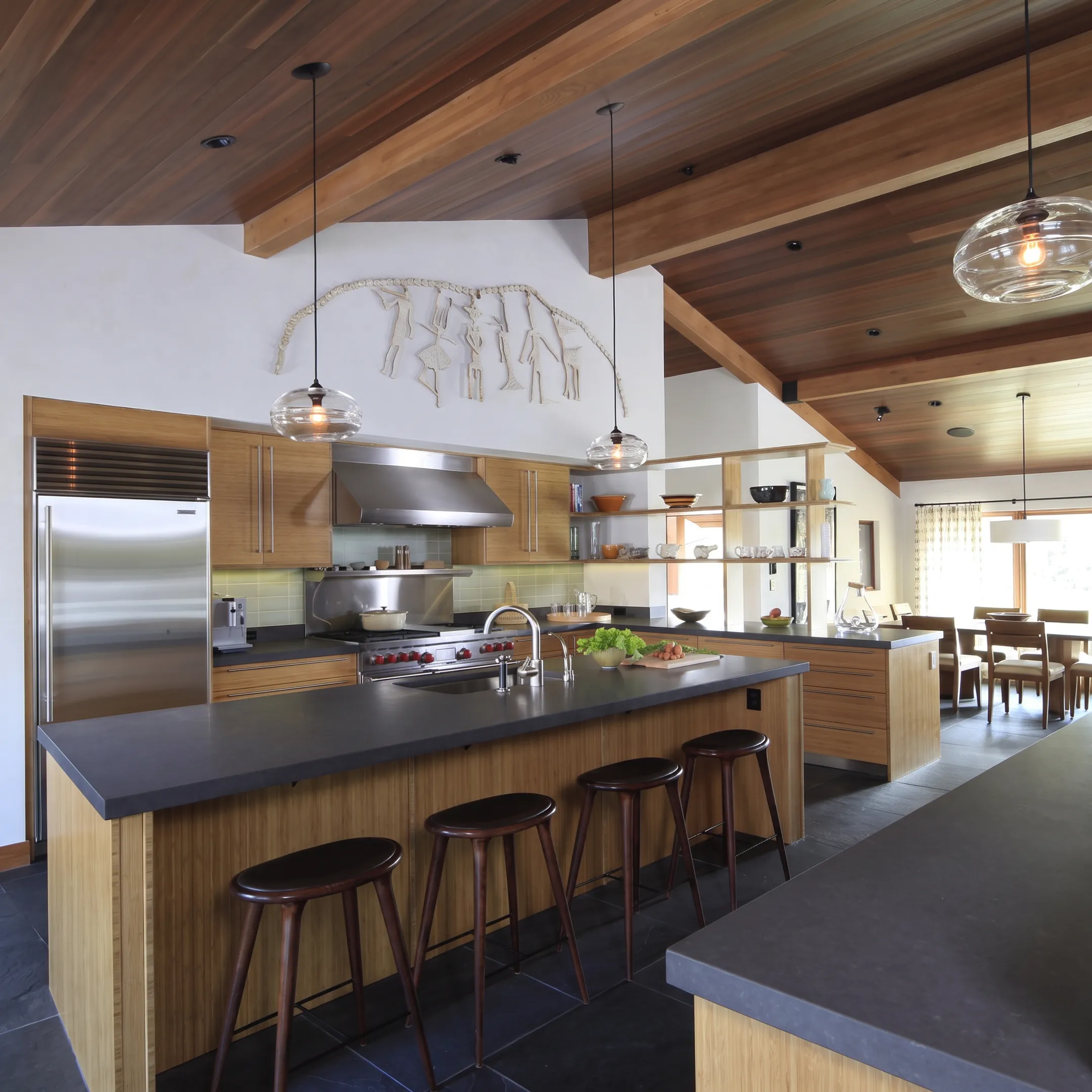 Custom furniture and built-ins in a thoughtfully designed residential interior