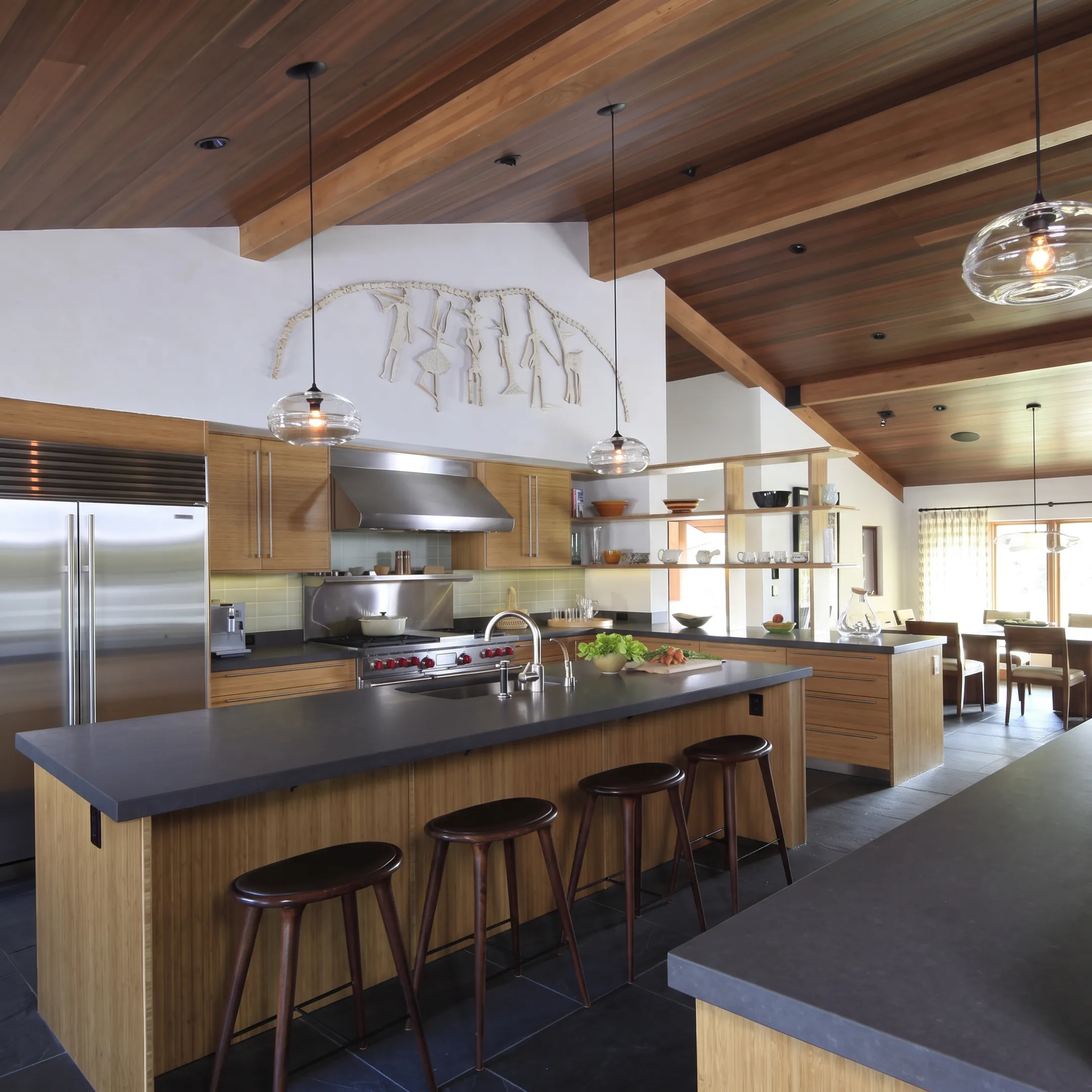 Architect presenting a refined custom home design