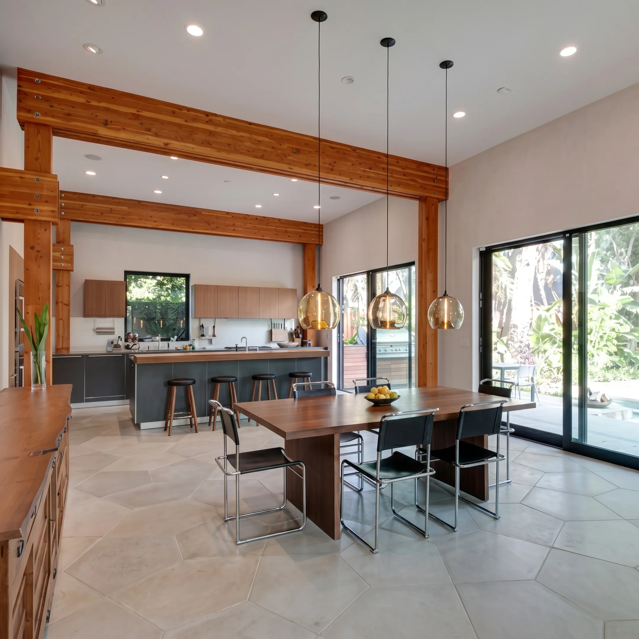 Architect presenting interior design concepts to a homeowner