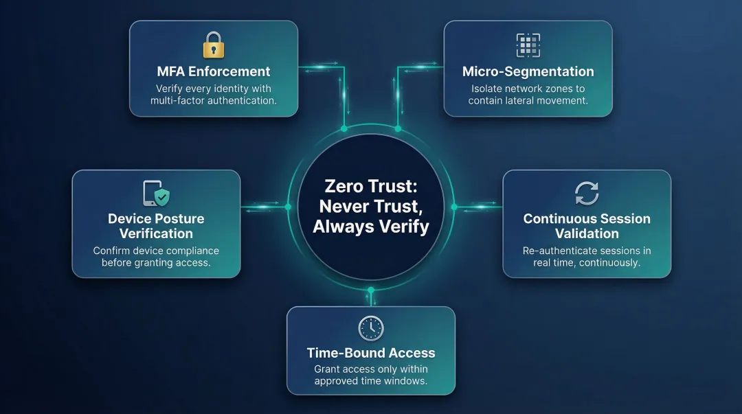 Five key Zero Trust Network Access components for critical system protection
