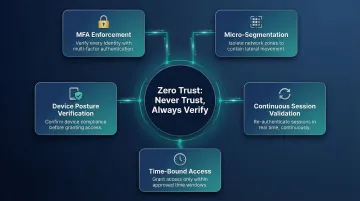 Five key Zero Trust Network Access components for critical system protection