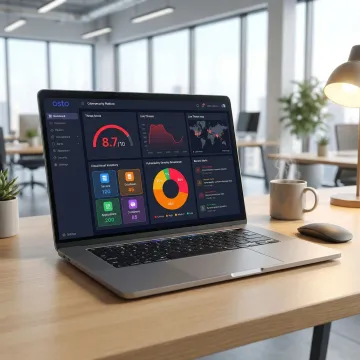 Unified cybersecurity platform dashboard protecting a growing Highland business