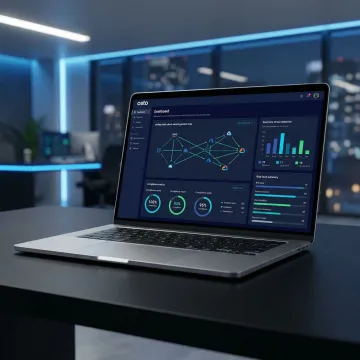 Unified business security platform dashboard showing multi-cloud protection overview