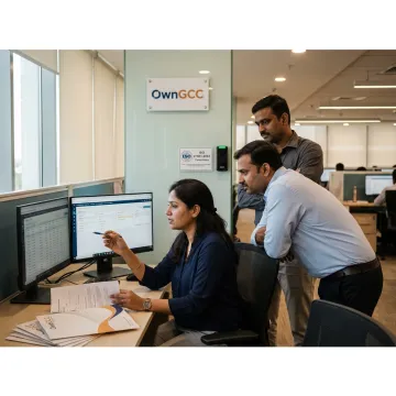 Insurance operations team reviewing workflow dashboards