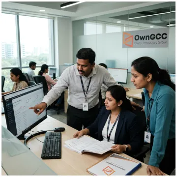 Health insurance BPO team reviewing claims workflows