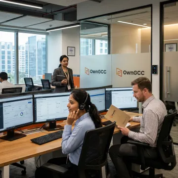Insurance customer service outsourcing team