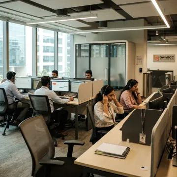Dedicated offshore customer support team