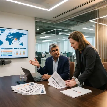 Global management consultants planning GCC strategy