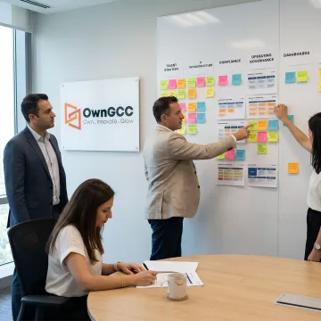 Team planning a GCC management process