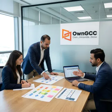 Business process optimization consulting team