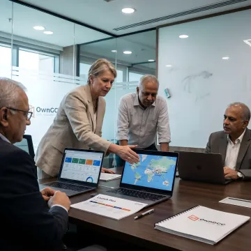 Executives planning GCC management operations