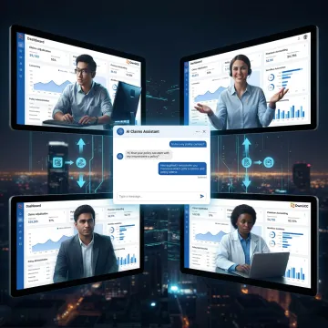 AI virtual assistant supporting insurance operations