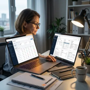 Virtual mortgage processor reviewing loan documents