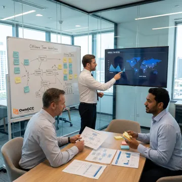 Offshore team setup planning session