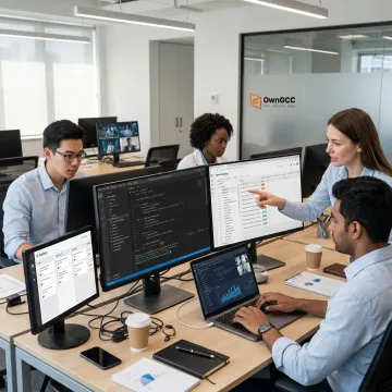 Dedicated offshore development team working remotely