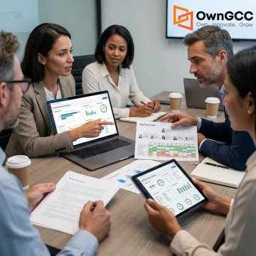 Offshore support team planning session