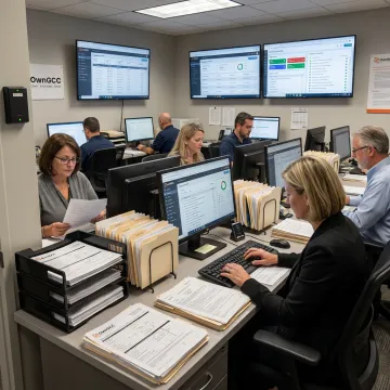 Mortgage loan administration operations team