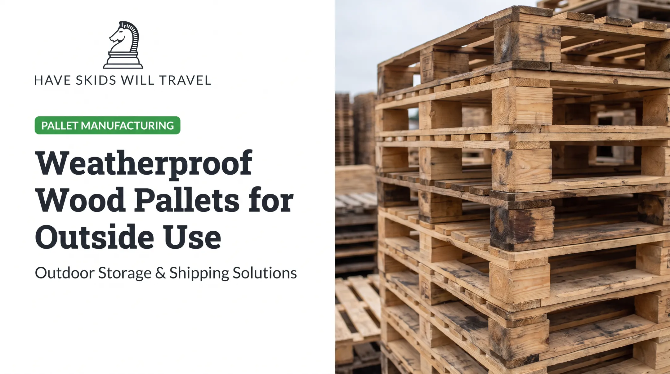 Weatherproof Wood Pallets for Outside Use