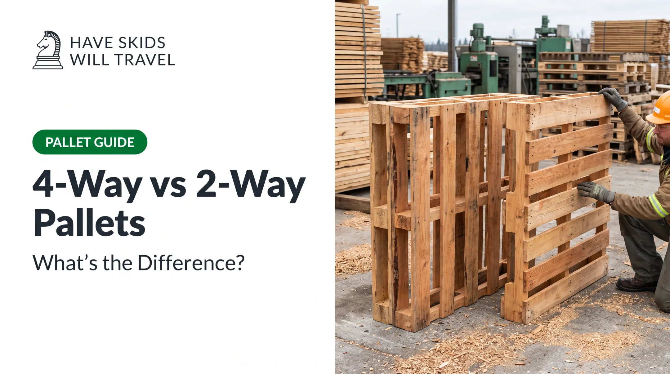 4-Way vs 2-Way Pallets: What's the Difference?