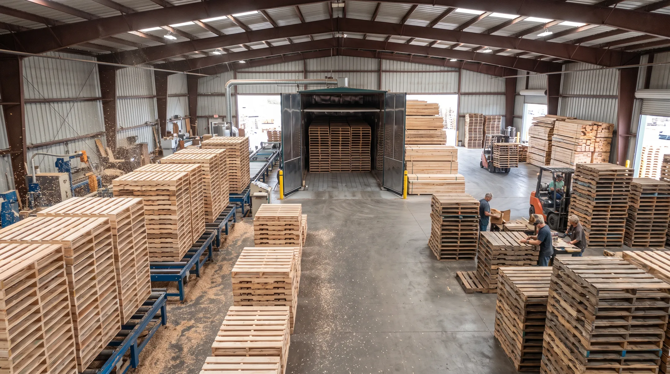 Palleton pallet manufacturing and heat treatment capabilities