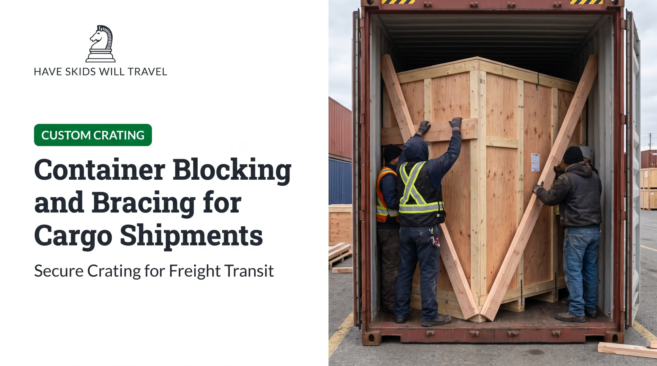 Container Blocking and Bracing for Cargo Shipments