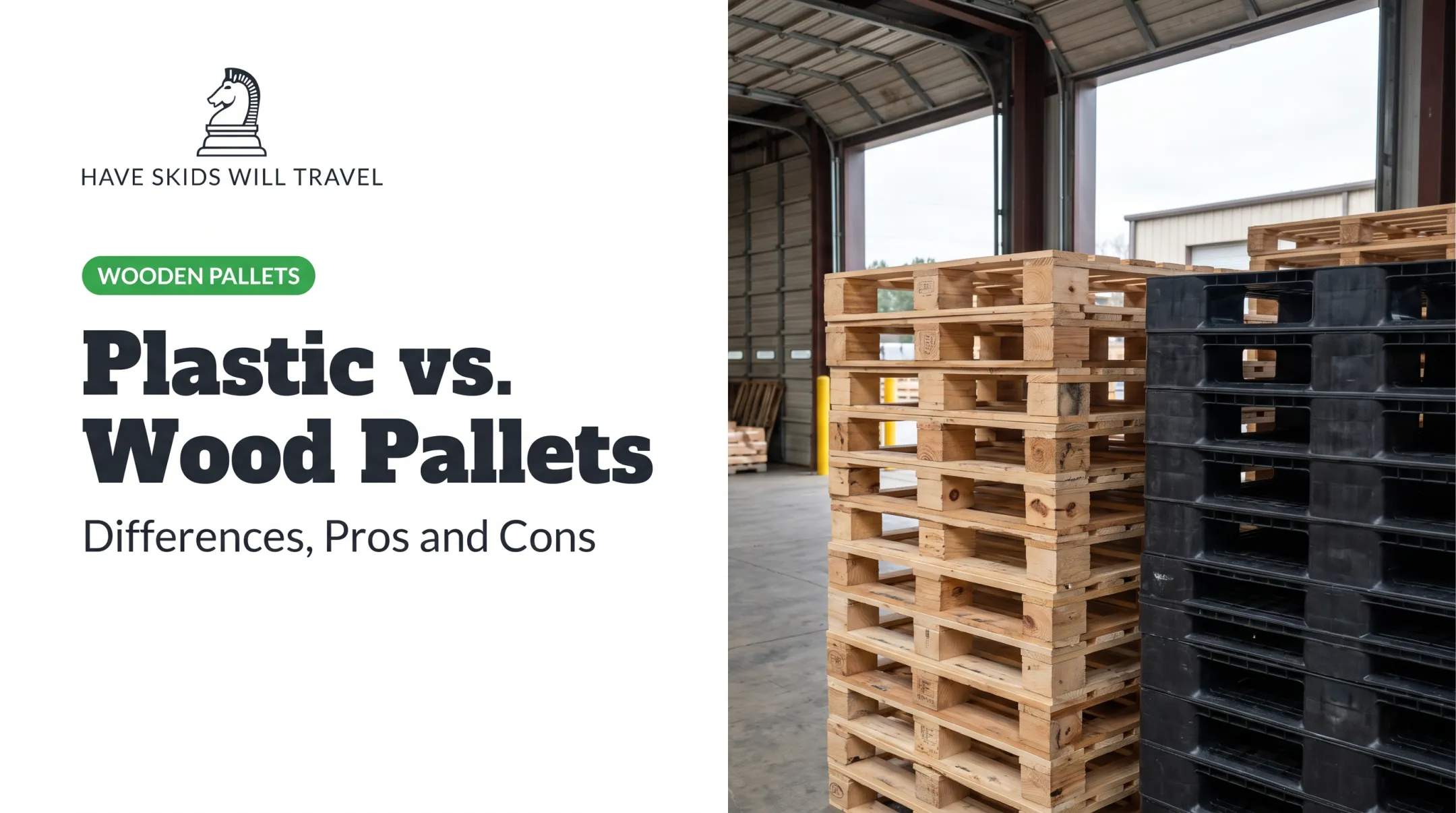 Plastic vs. Wood Pallets: Differences, Pros and Cons