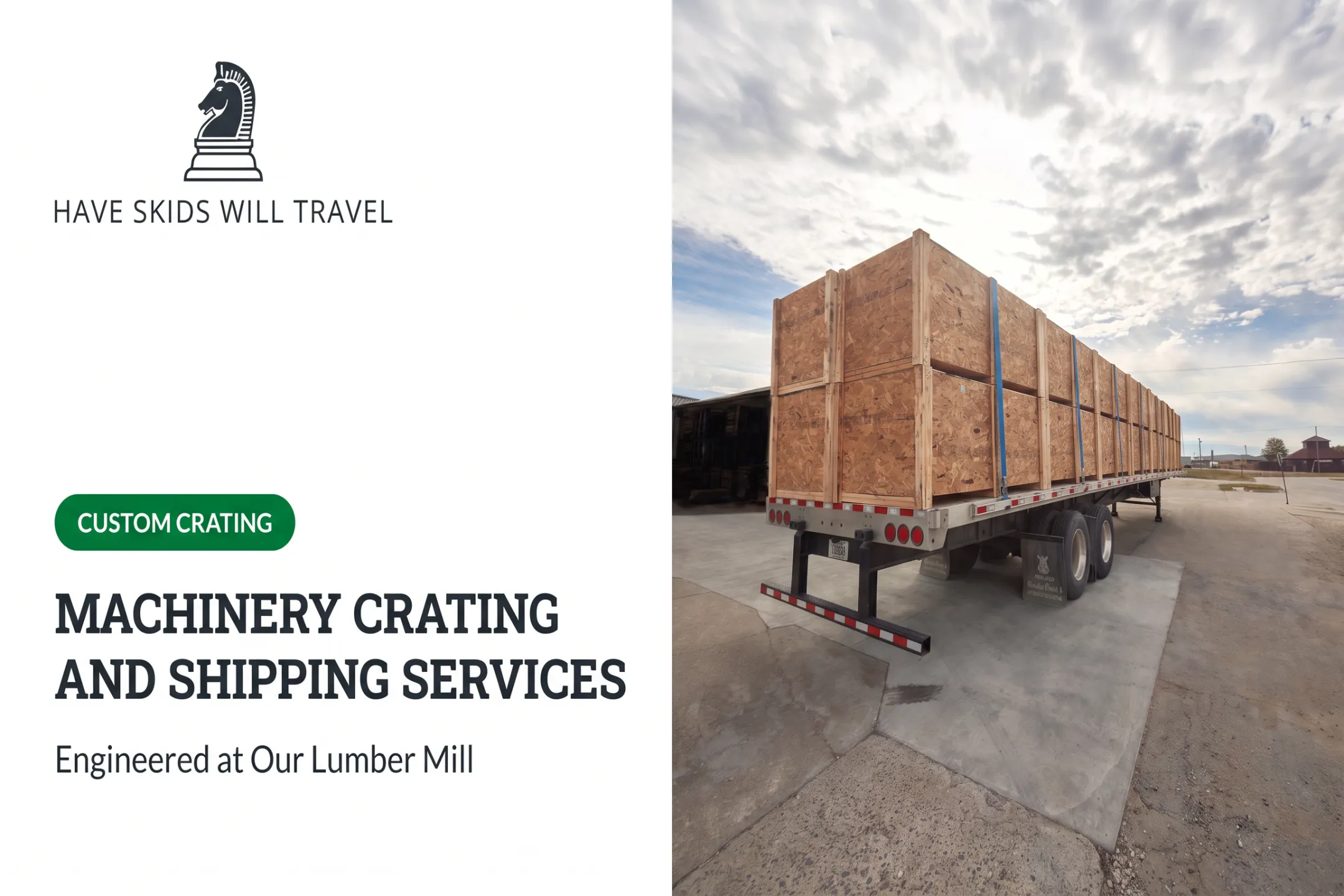 Machinery Crating and Shipping Services