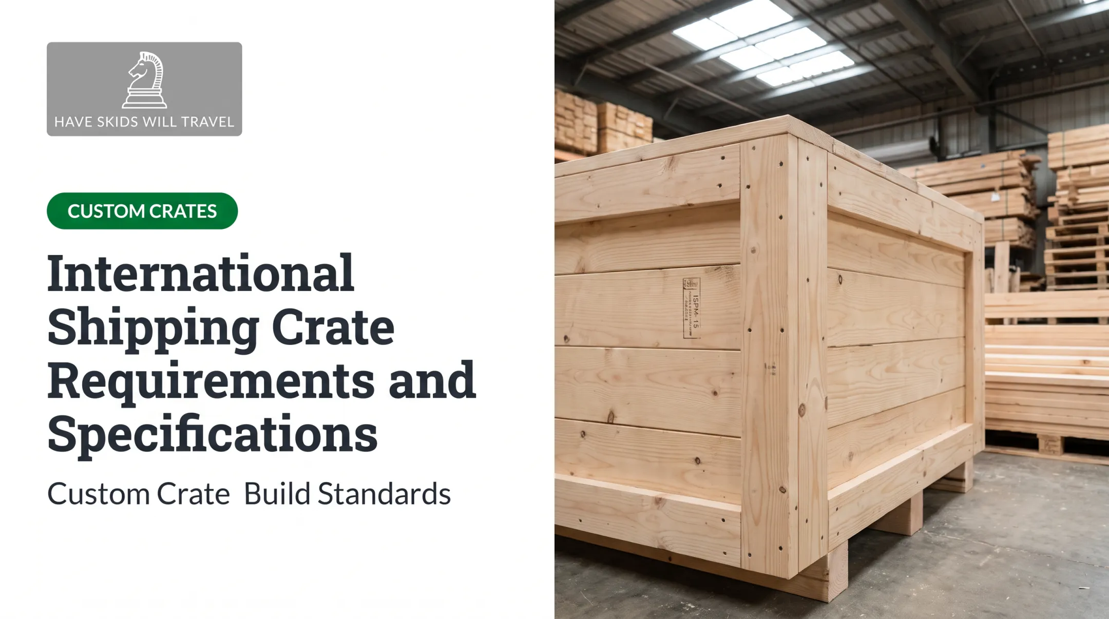 International Shipping Crate Requirements and Specifications