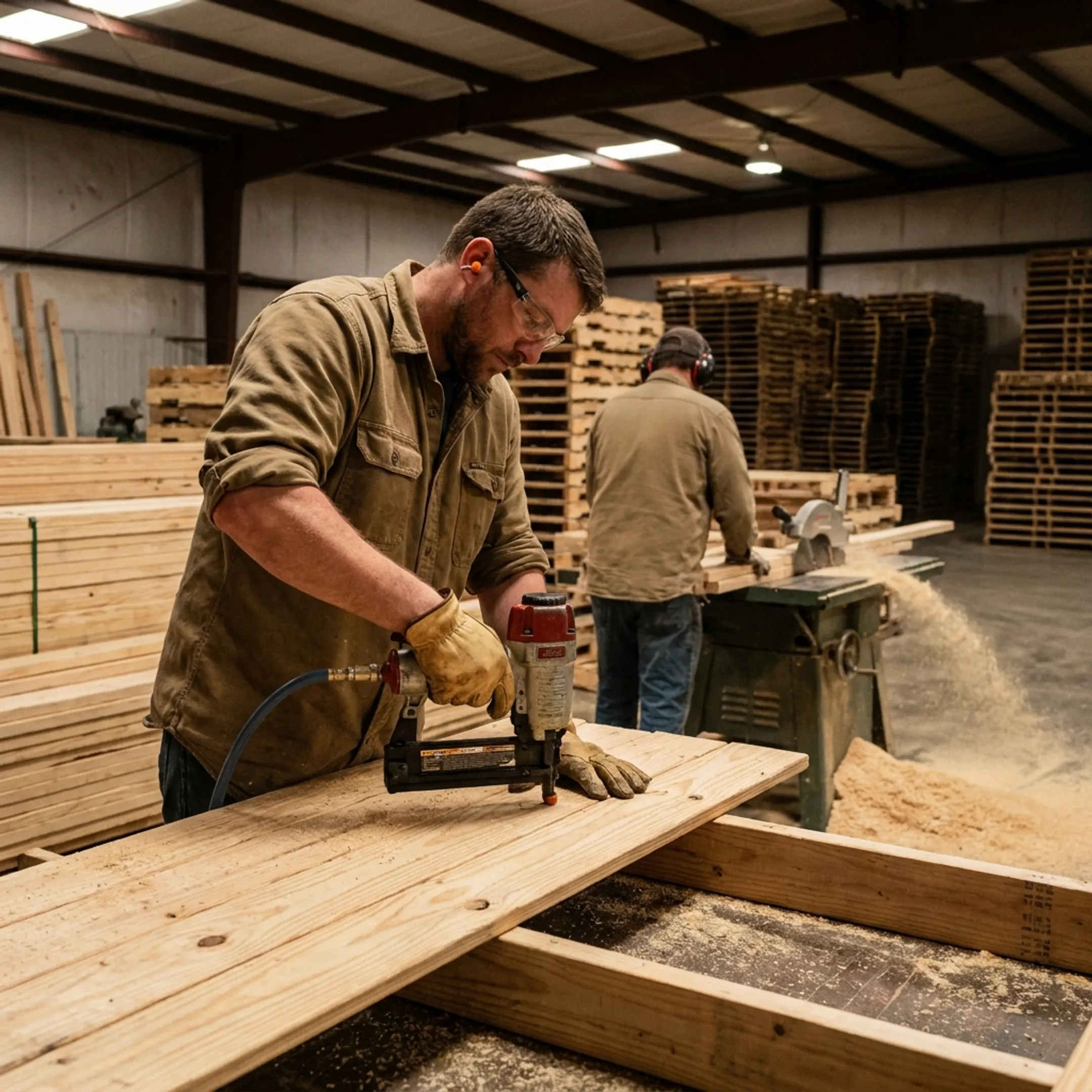 Pallet manufacturing