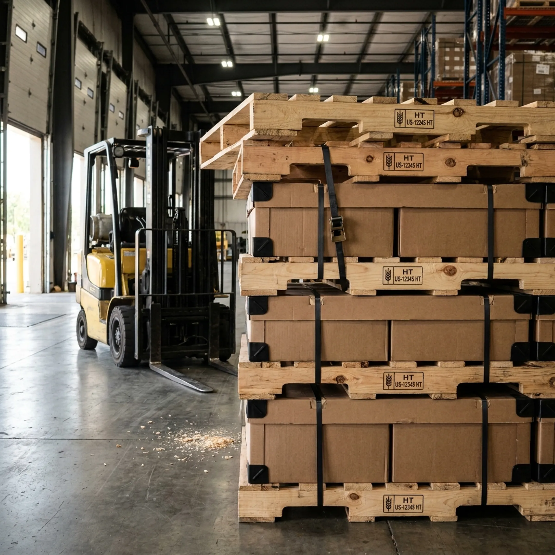 International export shipping pallets