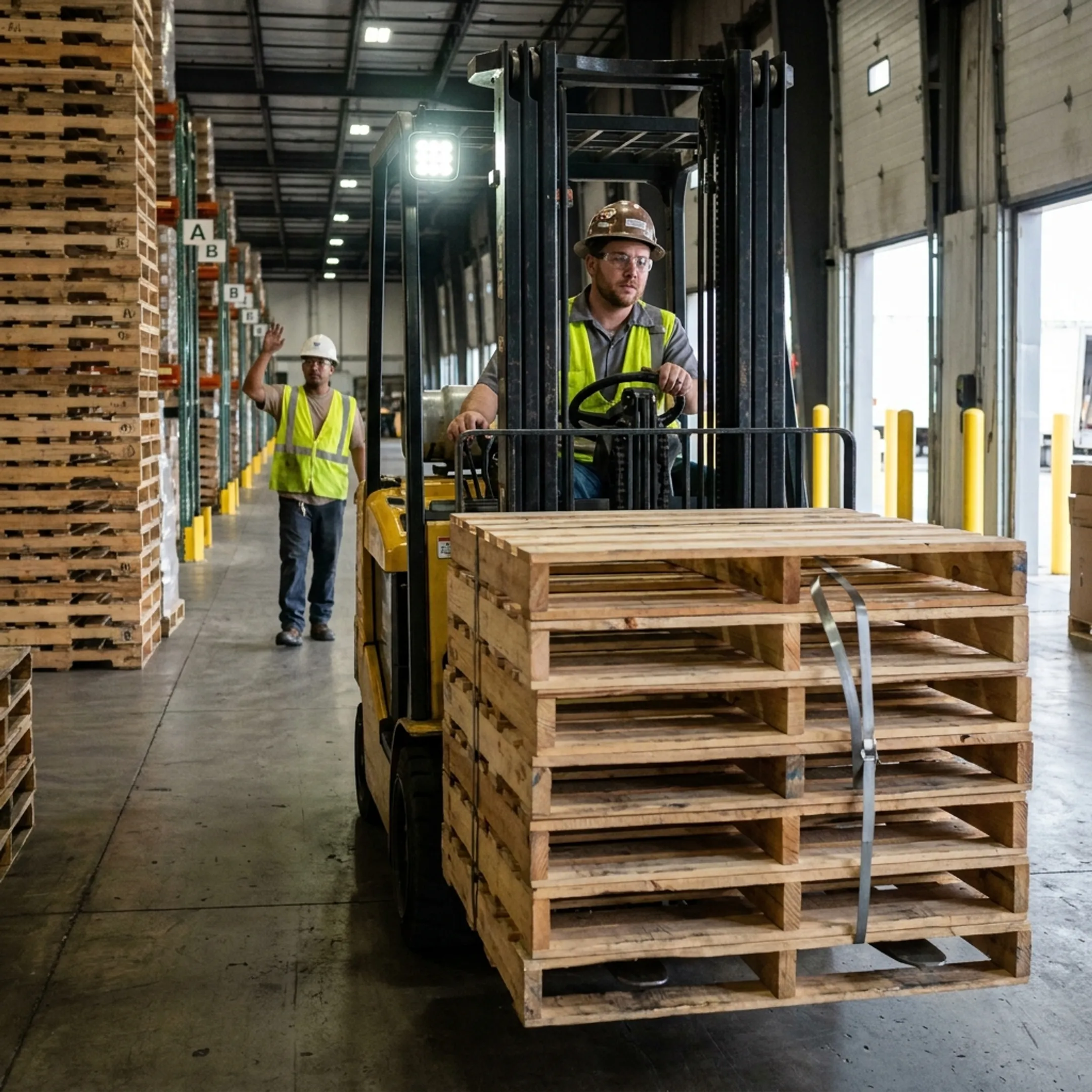 Warehouse storage and material handling pallets