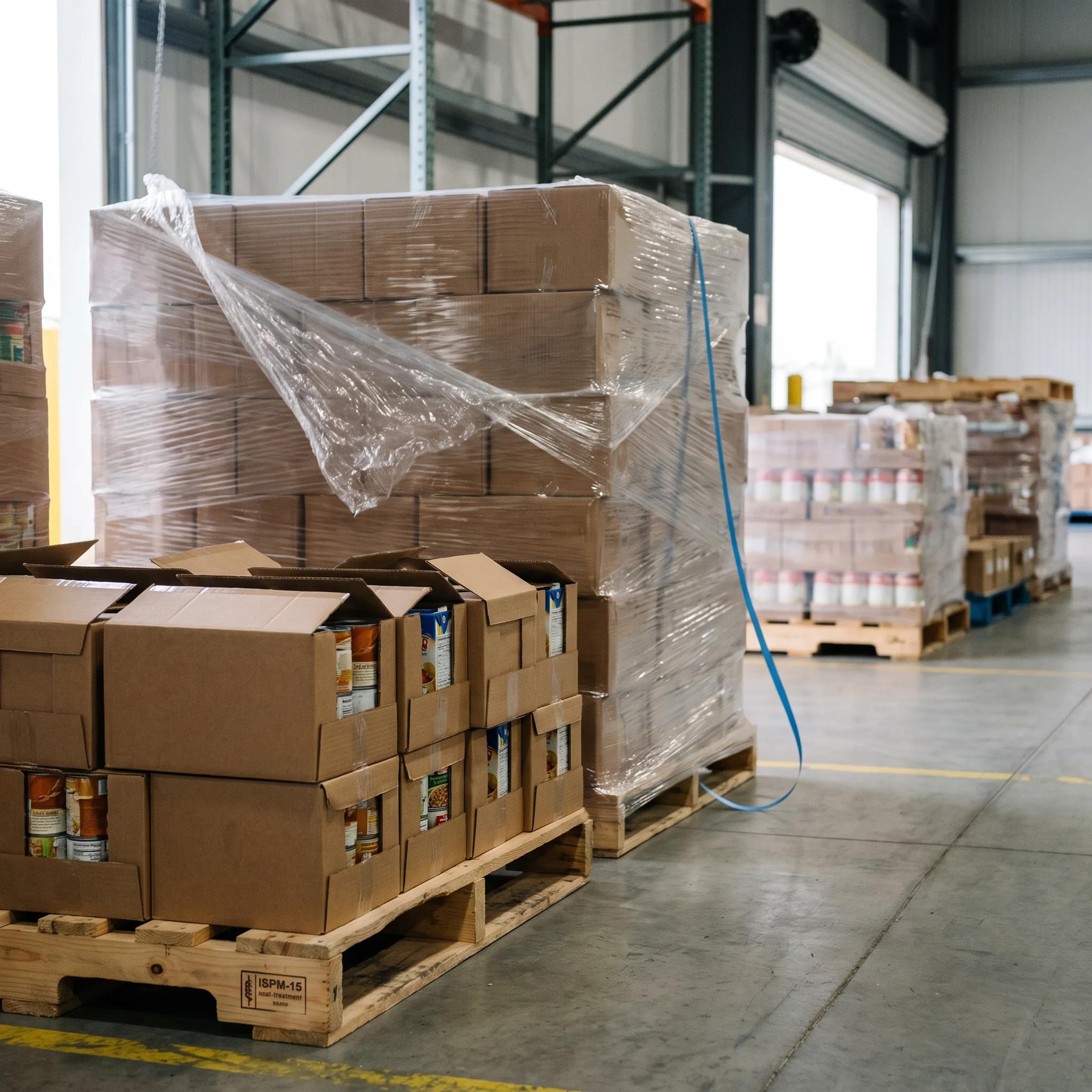 Food and beverage pallet shipping