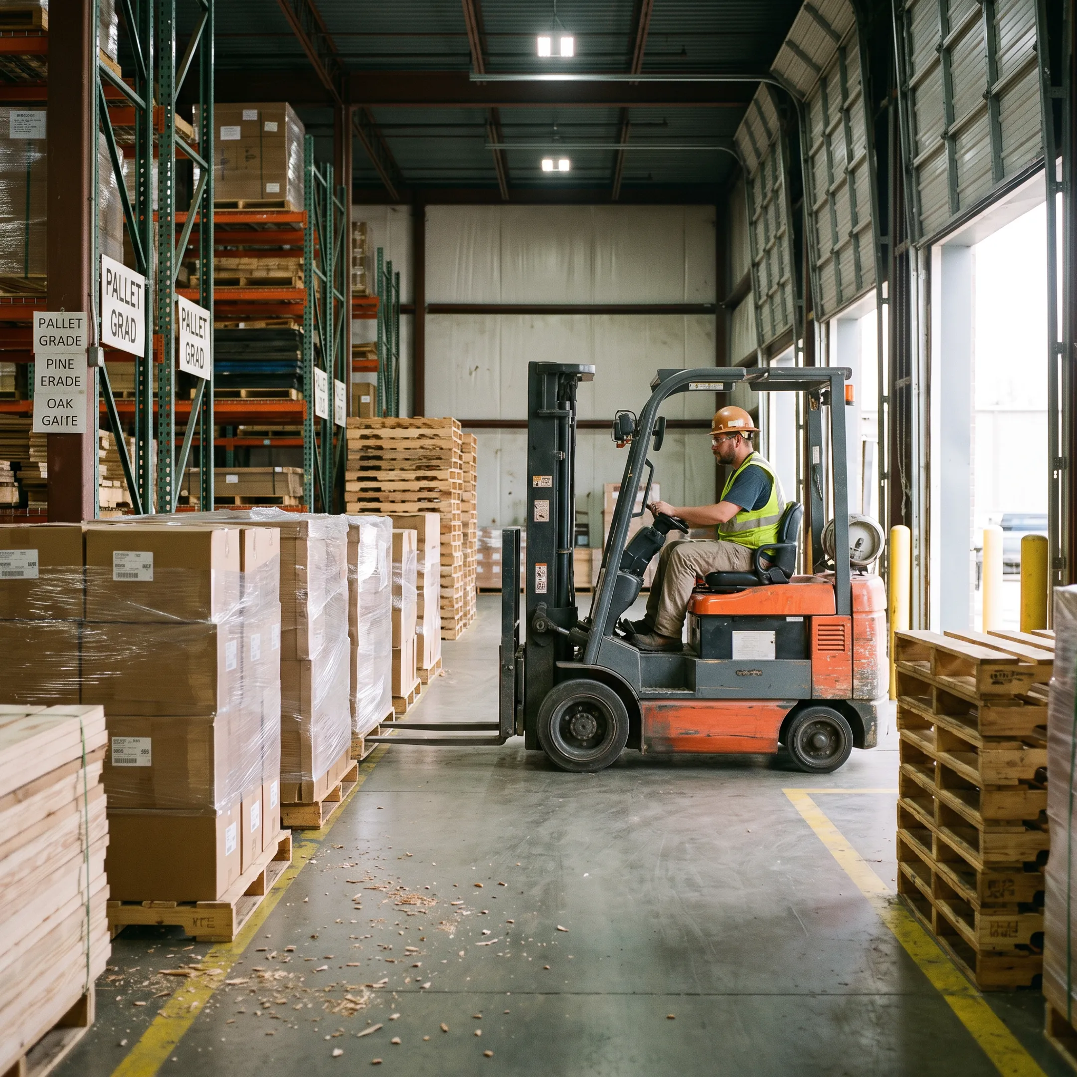 Warehouse storage and material handling pallets