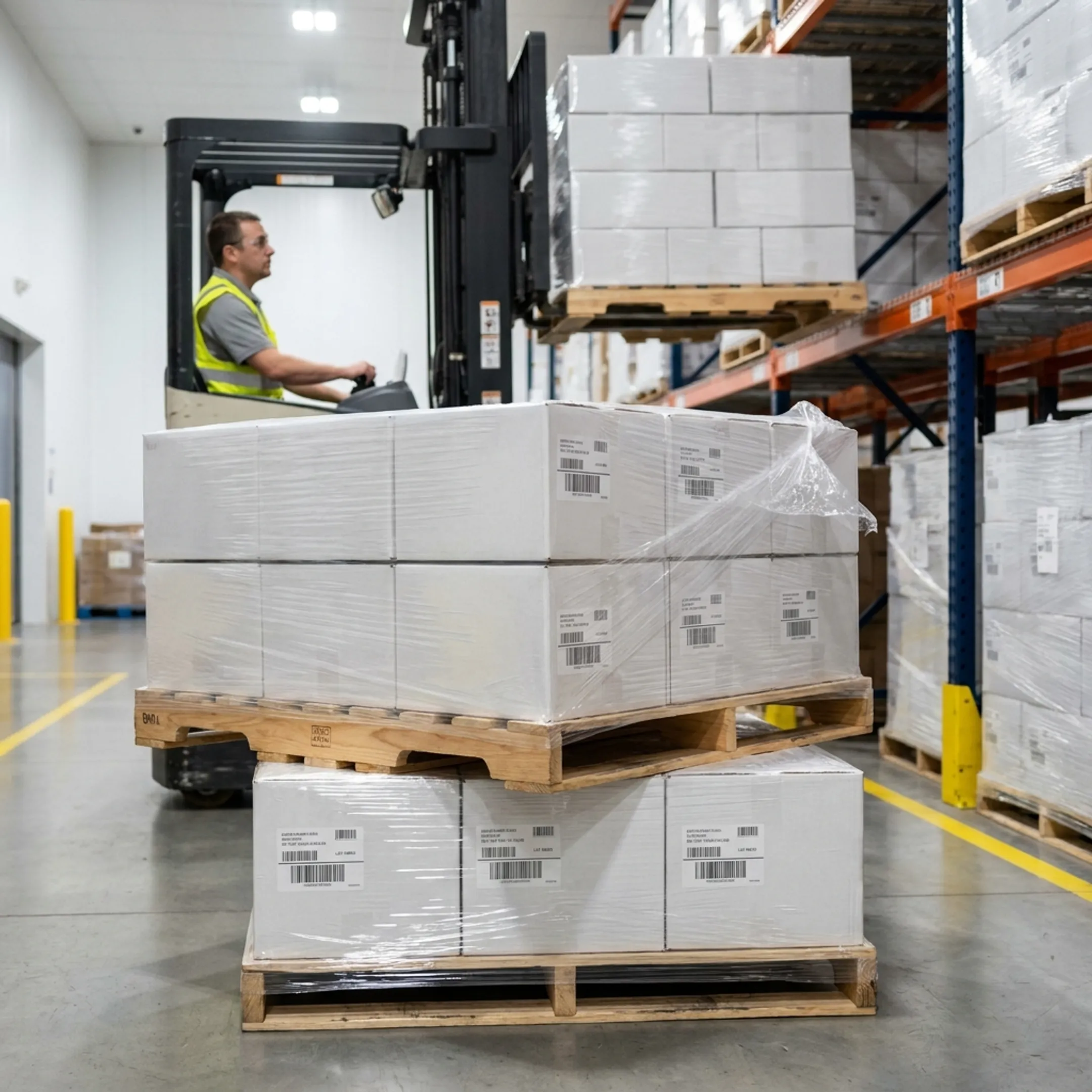 Pharmaceutical pallet handling