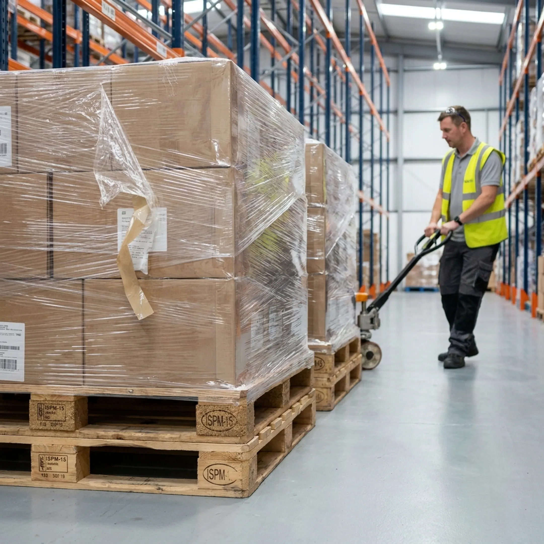 Pharmaceutical pallet handling