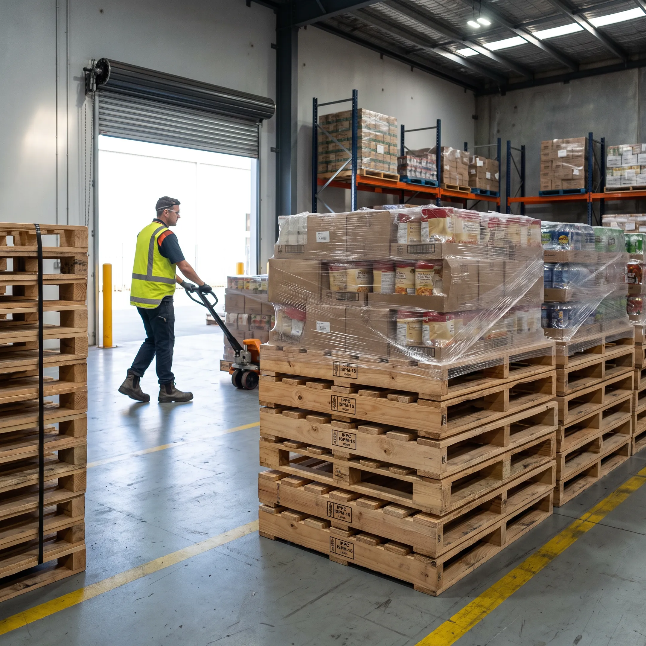 Food and beverage pallet operations
